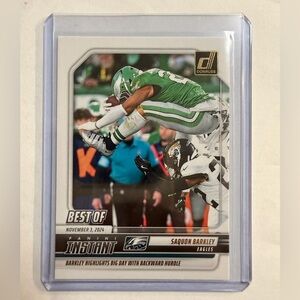 🔥Donruss Panini Instant Saquon Barkley Card
